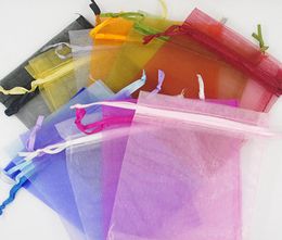 200Pcs 7X9 cm Organza Bag Wedding Favour Wrap Party Gift Bags 15 Colours for select new1816842