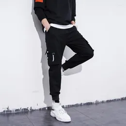 Men's Pants Workwear Trendy Brand Ankle Binding Ins Super 2024 Spring/summer Loose Black Casual Long