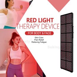 300-3600W 660/850nm 5 Wavelengths Whole Body Infrared LED Red Light Therapy Panel for Pain Relief LED Photon Therapy Machine