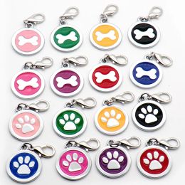 Tags Wholesale 20Pcs Dog ID Tag Custom Pet id Tags Collar Accessories Personalised Puppy Nameplate for Small Medium Dogs Pet Store