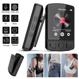 Player Sport Bluetooth MP3 Player Portable Clip Mini Walkman With Screen Support FM,Recording,EBook,Clock,Pedometer Radio
