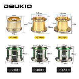 Reels DEUKIO Spinning Fishing Reel Spare Spool CC SH DW GX HS CS Spinning Wheel Fishing Coil