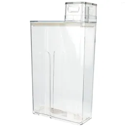 Liquid Soap Dispenser Glass Terrarium With Lid Laundry Detergent Storage Box Lotion Transparent Sub Bottle