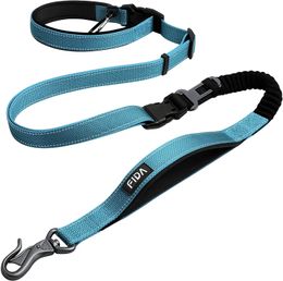 Adjustable Pet Cat Dog Leash with Car Seat Belt Shock Absorbing Reflective Multifunction Supplies 240226