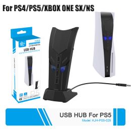 Adapter 4 Port USB Hub Expander Adapter USB Splitter for PlayStation 5 4 PS5 PS4 Xbox Series X Nintend Switch