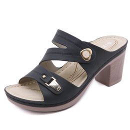 Fashion Designer Women Sandals GAI Metal clasp Super Summer Party style Luxury Black White Blue women shoes Sandals