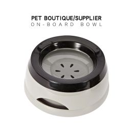 Feeding Pet Dog Bowl Car Antitipping Splashproof And Nonwetting Mouth Floating Bowl Waterer Plastic Portable Cat Dog Supplies