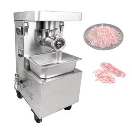 Stainless Steel Commercial Meat Grinder Automatic Large Power Multi-Functional Electric Open Meat Beater Machine For Sale