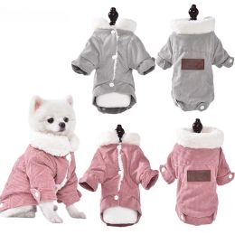 Jackets Dog Clothes Autumn Winter Puppy Pet Dog Coat Jacket For Small Medium Dogs Thicken Warm Chihuahua Yorkies Clothes Pets Clothing