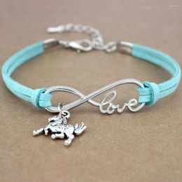 Charm Bracelets Horse Mustang Horseshoe Animal Heart Infinity Love Women Men Girl Boy Unisex Jewellery Gift Many Styles