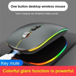 Mice Gaming Mouse Game Mouse Rgb Rechargeable Usb Rechargeable Rgb Backlight Mice Silent For Computer Laptop Usb Rechargeable Mouse