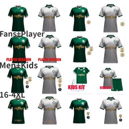 24 25 Palmeiras soccer jerseys home away M.MERENTIEL G.GOMEZ DANILO MURILO PIQUEREZ ENDRICK 2024 2025 LUAN R. VEIGA football shirts DUDU RONY WESLEY ENDRICK Men kids kit