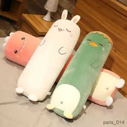 Stuffed Plush Animals Cartoon Animal Dinosaur Pig Rabbit Teddy Bear Husky Duck Plush Toys Stuffed Soft Long Sleep Pillow Doll Cushion Girls Gift