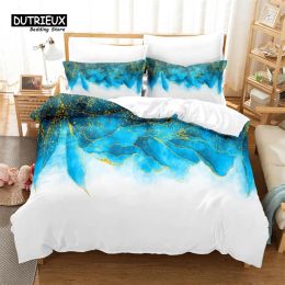 Set Digital Printing Bedding Set, Duvet Cover, 3D Bedding, Linen, Queen Size, Fashion Design Sheer Curtains