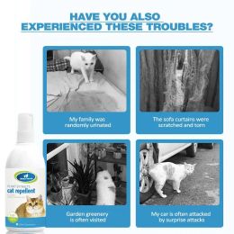 Removers Cat Deterrents Spray Safe Effective Pet Training Spray To Discourage Clawing 150ml Cat Repellents For Dogs & Cats Freshen Breath