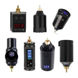 Machine Wireless Portable Tattoo Power Supply RCA Interface Digital Display Fast Chargering for Black Rotary Tattoo Pen Machine Battery