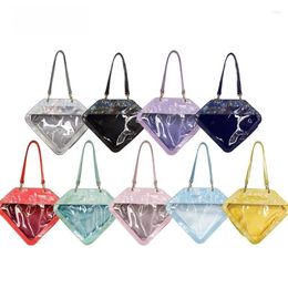 Evening Bags Messenger Bag For Women PU Itabag Japanese Style Shoulder Laser Black 18-25 Year Old Girls 2024 Trend Ita