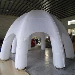 wholesale Customized inflatable dome tent with beams 8m/6m pop up spider event party marquee disco shelter for rental or sale with