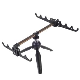 Tools Winter Ice Fishing Rod Triangle Fort Bracket Stainless Steel Fish Pole Holder Support Camera Tripod Stand Fishing Tackle