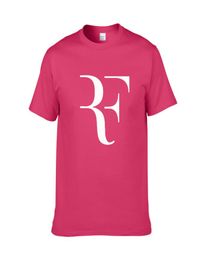 New Roger Federer RF Tennis T Shirts Men Cotton Short Sleeve Perfect Printed Mens TShirt Fashion Male Sport Oner sized Tees ZG76853591