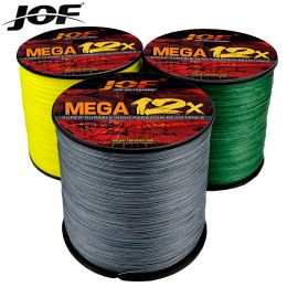 Lines JOF X12 Braided PE Lines 300m500M Fishing Line Super Powered Braided Line Diameter:0.160.55mm Strength Test:11.354.5kg