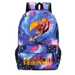 Backpack Hot sale Fairy Tail School Backpack Kids Cartoon back pack Student School Bags Boy Girl Laptop Bag Mochila Teen Daily knapsack