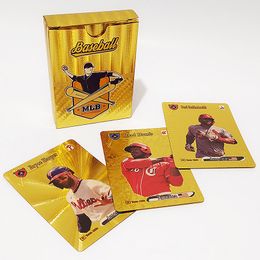 MLB-Baseball-Starkarten, Goldfolienkarten, 55 Starkarten