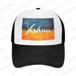 Berets Yeshua Jesus Christian Mesh Baseball Cap Summer Outdoor Men Women Fashion Sport Hats Hip Hop Trucker