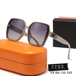 Designer sunglasses for womens mens H brand eyeglasses lens full frame UV400 Colourful Vintage ladys Master sun glasses luxury oversize Adumbral With Original Box 03