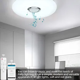 Ceiling Lights Modern Lamp Dimmable RGB LED Light APP Control Bluetooth-compatible Intelligent For Bedroom Living Room