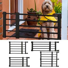 Ramps Freestanding Dog Gates Retractable Punch Free Pet Fence Barrier Household Reusable Door For Small Medium Dogs Puppy Fence