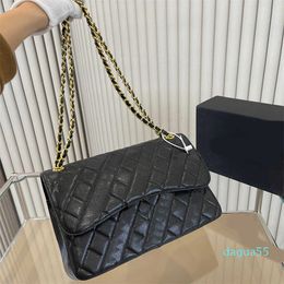Designer Lady Bag Classic Diamond Thick Chain Shoulder Bags X-letter Handbag Trend Crossbody Lady Messenger Bag Purse