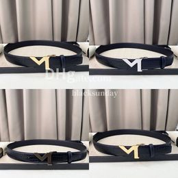 Classic Letter Belt Designer Men Belt Solid Colour Wide Waistband Genuine Leather Belt With Gift Box