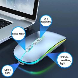 Mice Fashion Mouse Portable Wireless Game Mouse 1600dpi 2.4GHz Bluetooth link Optical Mouse Mini Portable Mouse