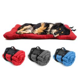 Mats Outdoor Camping Dog Mat Foldable Pet Pad Oxford Cloth Puppy Cushion Bed Blanket Waterproof Beds Couch For Small Large Dogs