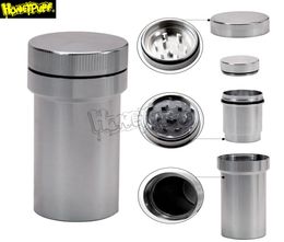 Aluminum Herb Grinder With Storage Container One To More Design Metal Tobacco Herb Grinder And Airtight Waterproof Stash Jar for S9741596