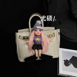 Original H Tote Bag Pattern Playful Crocodile Dark Punk Spicy Girl Doll Trendy Cool Handheld Crossbody UMCQ 3EW9