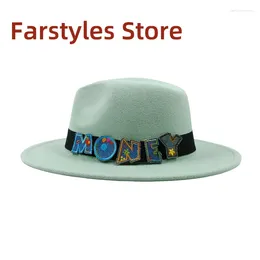 Berets Fedora Hat Money Fashion Phosphor Halloween Solid For Women And Men Outdoor Po Special Funny Hats Sombrero