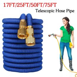 Reels Expandable Garden Hose Pipe Flexible Extensible Water Hose with Water Gun Magic Water Pipes for Garden Farm Irrigation Car Wash