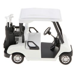 120 Scale Mini Alloy Pull Back Golf Cart Diecast Model Vehicle Playset Toy Office Desk Decor Kits8427447