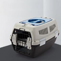 Cages Pet Air Box Air Transport Pet Cage When Traveling Portable Plastic Air Shipping Box for Large Dogs Portable Travel Carrier