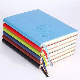 Pcs Classic Office School Hardcover Leather Band Planner Notebook Stationery Standard Horizontal Line Note Book A5
