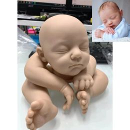 Dolls 19Inch Unfinished Reborn Baby Doll Kit Jamie Unpainted Doll Parts With Cloth Body Handmade DIY Toy Figure