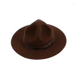 Berets Canadian Mounted Caps Bump Fashion Top Felt Hat Wool Fedoras Men Women Bonnet