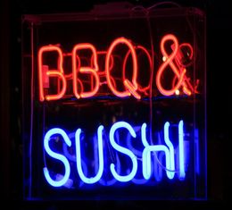 New BBQ SUSHI Neon Beer Sign Bar Sign Real Glass Neon Light Beer Sign New Cocktails And Dreams Beer Neon 17x144774967