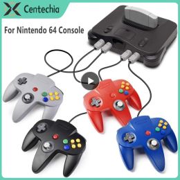 Gamepads Wired N64 Controller Retro Games 64bit Gamepad Joystick Replacement Controller Gaming Joystick For N64 Video Games Console