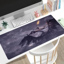 Pads Dark Souls Mouse Pad Gamer XL Large New Computer Home Mousepad XXL Desk Mats Playmat Natural Rubber Office Soft Mice Pad
