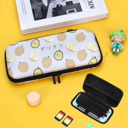 Bags Cute Fruit Storage Bag For Nintendo Switch Portable Travel Case Hard Shell Box For NS Console Cover With Shoulder Strap Lanyard
