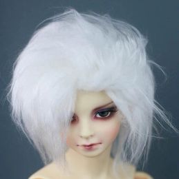 M0307 children handmade toy 1/6 1/3 1/4 uncle Doll wig BJD/SD doll props Accessories Fairy white short hair 1pcs