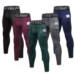 Clothing Black Green Male Jogging Pants Running Leggings Quick Drying Tights Sports Sweatpants Bodybuilding Gym Clothing Fitness Trousers